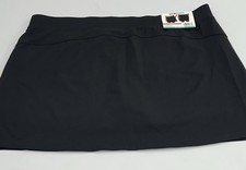 32 Degrees Cool Women's Soft 4-Way Stretch Comfort Skort, Black, Size XL