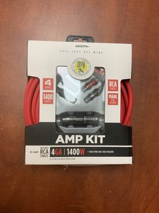 Metra 4 Gauge 1400W Amplifier Install Kit new