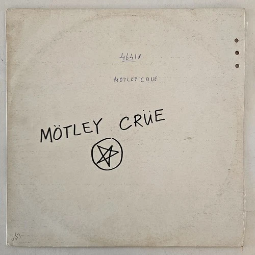 Motley Crue Theatre Of Pain Ultra Rare Israeli Test Press LP