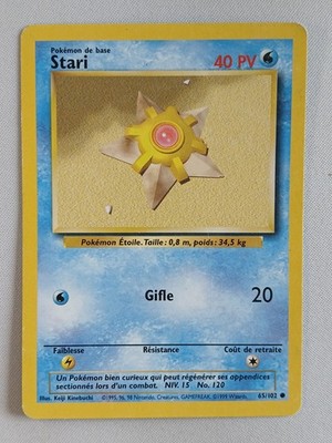 Pokemon Karte DEUTSCH Stari (BS 65) Base Set [PLAYED] 19.07.2025B