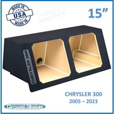 2005-2023 Chrysler 300 15" Dual Sealed Solo Baric Sub Box Subwoofer Enclosure