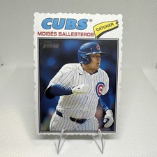2026 TOPPS HERITAGE MOISES BALLESTEROS DECKLE EDGE SP #247 CHICAGO CUBS