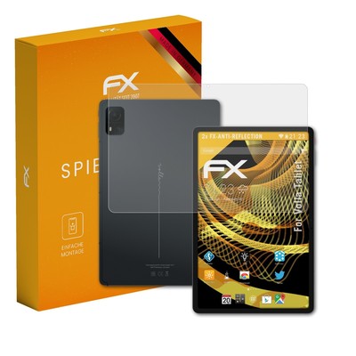 atFoliX 2x Displayfolie für Volla Tablet Schutzfolie matt&stoßfest Folie