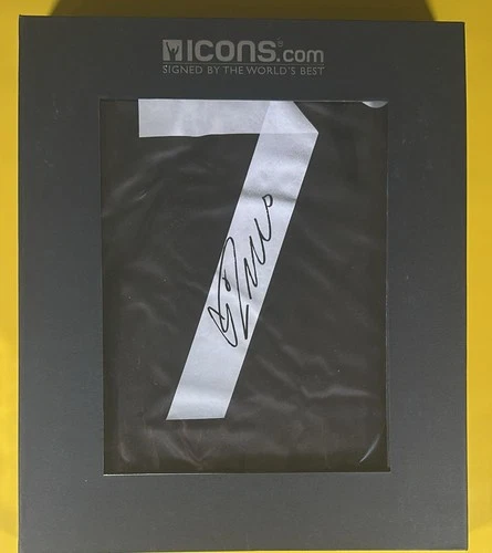 Cristiano Ronaldo Back Signed Real Madrid. Soccer Jersey with COA Icon