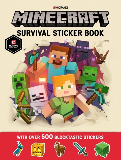 Minecraft Survival Sticker Book by Mojang AB (Paperback Book)