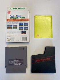 ULTRA RARE Stadium Events - Family Fun Fitness - NES Nintendo - PAL B (DE) CIB