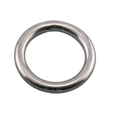 STAINLESS ROUND RING,RIGGING RING, 1/4" X 3", 304 SS