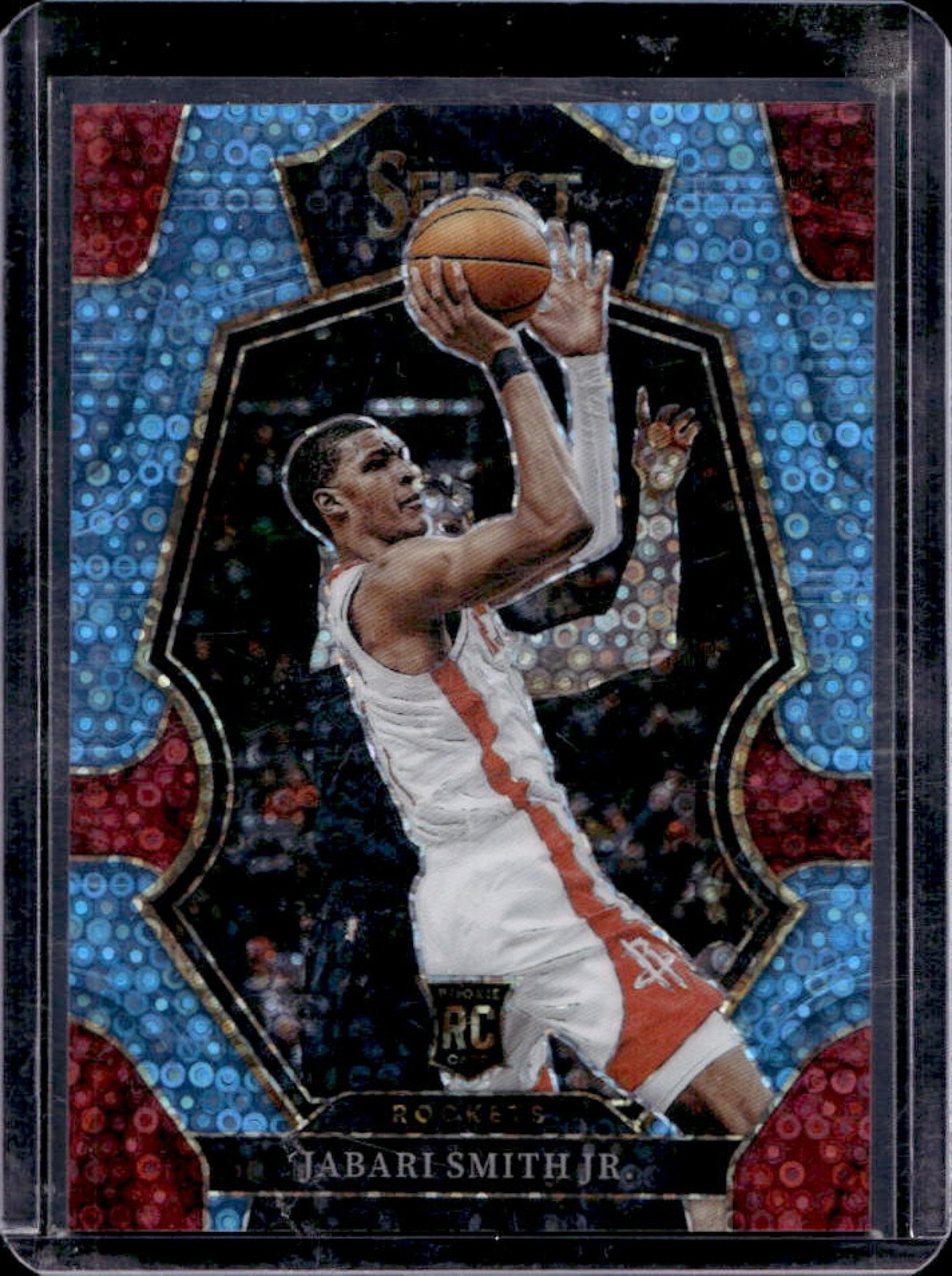 2022-23 Select Jabari Smith Jr. RC Light Blue Disco Prizm Premier Level #30/99