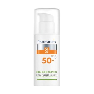 Pharmaceris S Medi Acne Protect Creme LSF50+50ml hoher Schutz zu Akne...