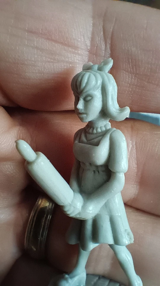 Reaper Dark Heaven Bones 52mm Fantasy Duel: Cave Troll vs. Pris Lockman - Image 4 of 4