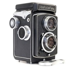  All Works  Yashicaflex AII A II 6x6 Film TLR Camera Yashimar 80mm f/3.5 Lens