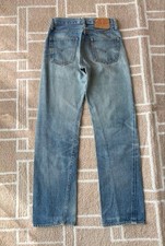 Levi's 501 Vintage 70s Redline Selvedge Small e 28 33 Made in USA Light Wash