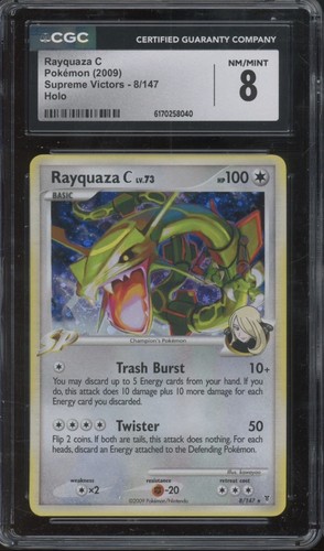 Rayquaza C graded CGC 8 for sale on eBay