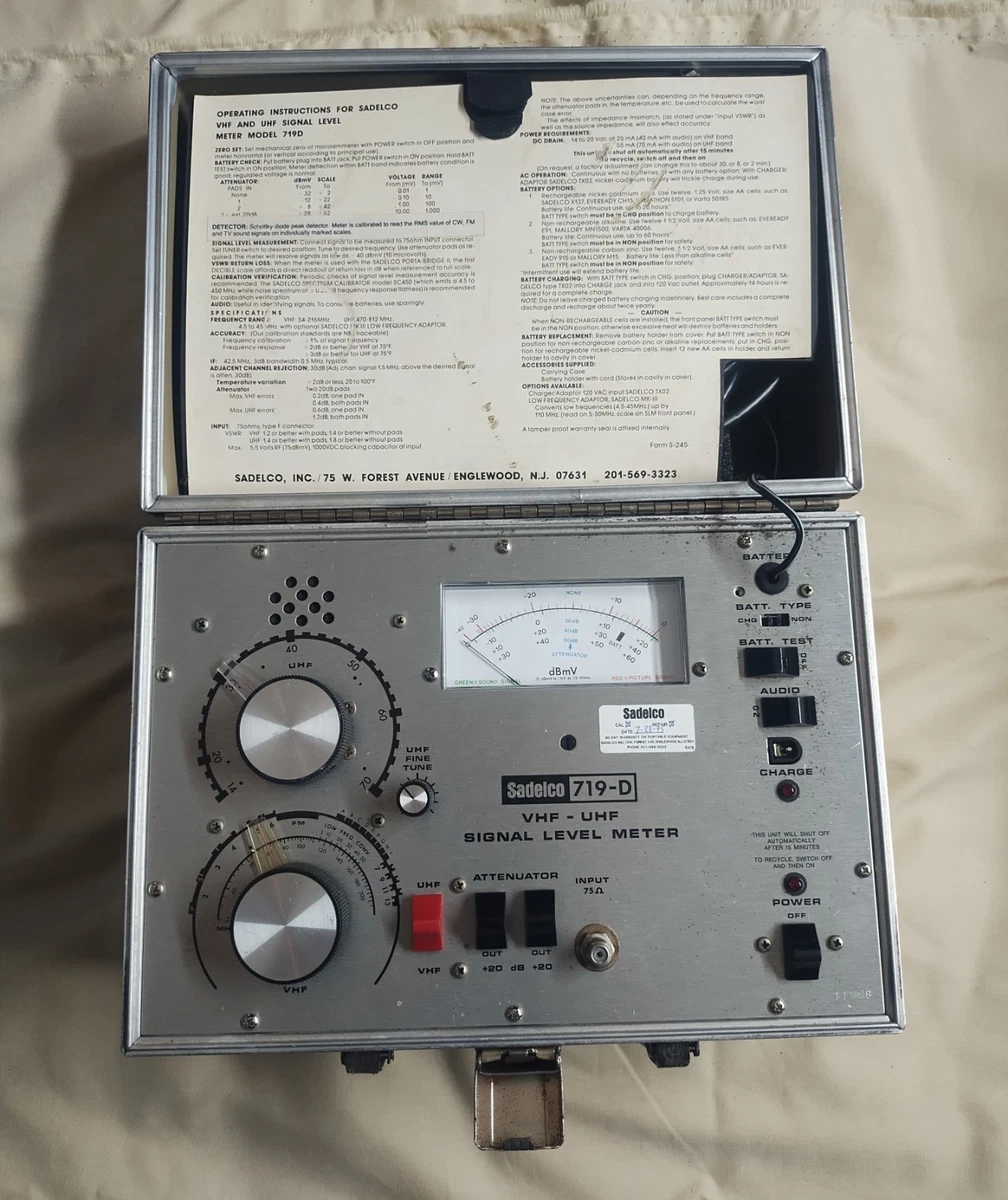 Test Equipment Signal Level Meters for sale - eBay