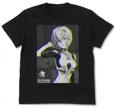 Evangelion Rei Ayanami Parallax Cosplay Short Sleeve T-Shirt New
