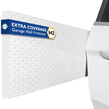 Garage Wall Protector Car Door Wall Protector, Tool-Free, Designed 4 Pack White