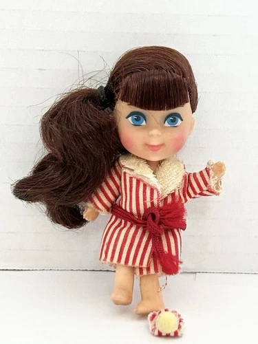 Liddle Kiddles Soapy Siddle Doll Original Robe Slipper Mattel