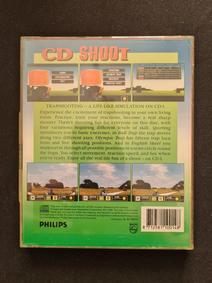 CD SHOOT Philips CD-I CDI Game COMPLETE Very Good Condition ! - Image 2 of 4