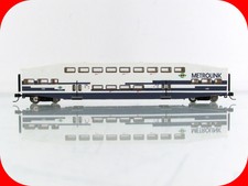 N Scale ***METROLINK*** Bi-Level Bombardier Coach #143 - Athearn 26013 **RARE