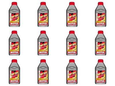 Motul 660 Brake Fluid DOT 4, Set of 12 500 ml 101667