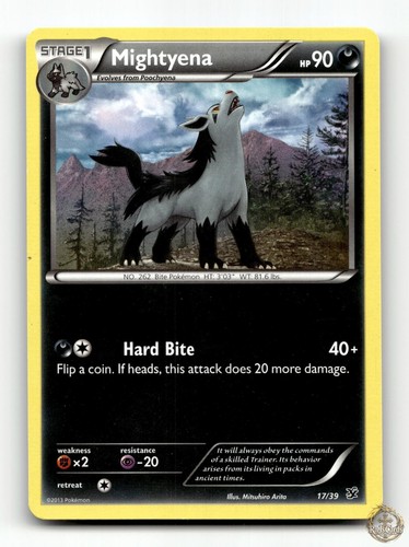 🐉 Mightyena 17/39 Kalos Starter Set Pokemon LP