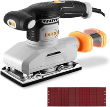 2.2 Amp 1/3 Sheet Palm Sander for Woodworking, Variable Speed up to 26,000...