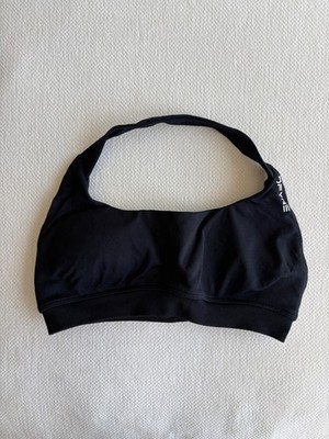DFYNE Halter Impact Sports Bra Black Size Small