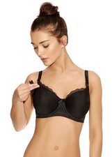 NWT Freya AA1581 1581 Pure Moulded Maturnity Nursing US 30H /UK 30FF Black