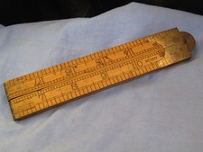 J RABONE ANTIQUE WOODEN BOXWOOD BRASS 24