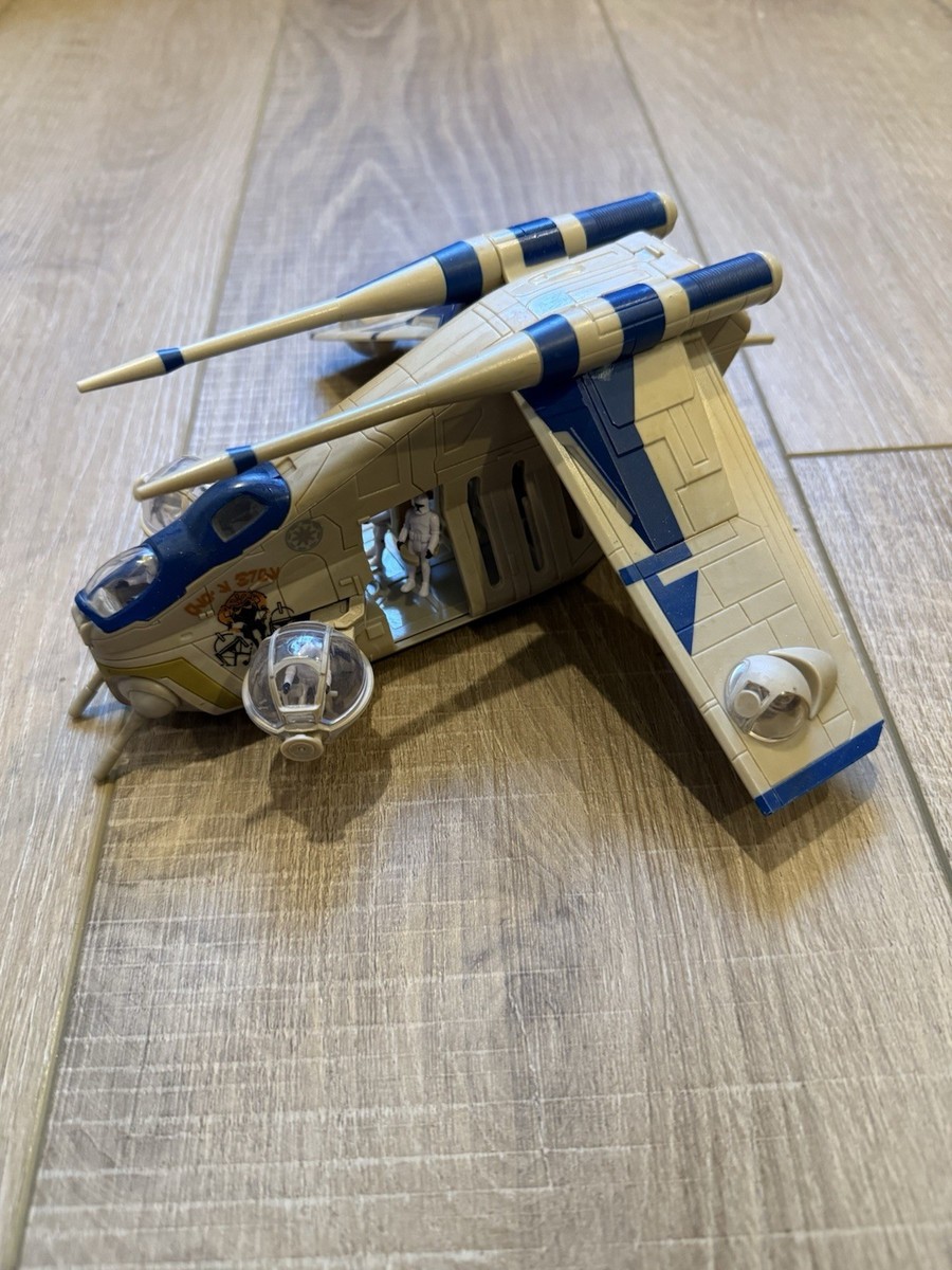 マイクロギャラクシー　Republic Gunship Star Wars Micro Galaxy Squadron LAAT Republic Gunship Blue Plos