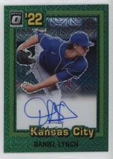 2022 Panini Donruss Optic Green Mojo Prizm 9/25 Daniel Lynch #81S-DL Auto 07lj