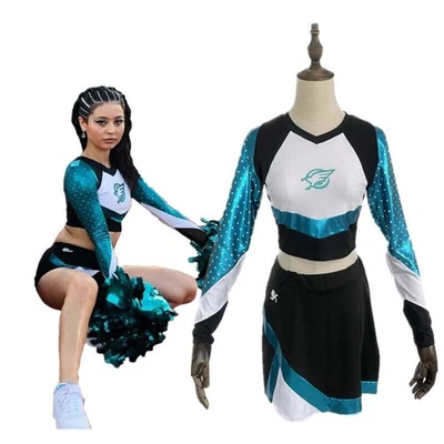 HANDMADE Euphoria Cheerleader Uniform Kleid Maddy High School Frauen Cheerleading Kostüm