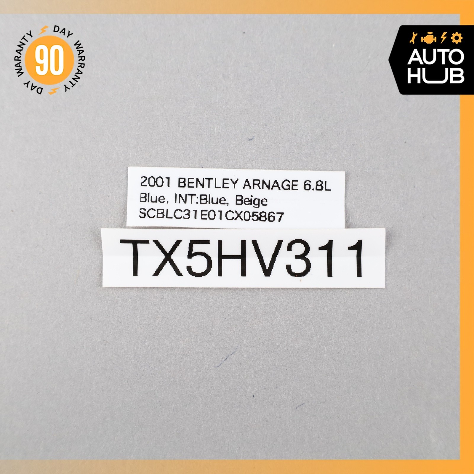 99-02 Bentley Arnage Rolls Royce Silver Seraph Rear Trunk Back Cover Panel OEM