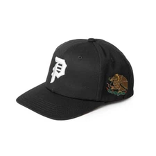 Primitive "Por Vida" Snapback Hat (Black) 6-Panel Cap