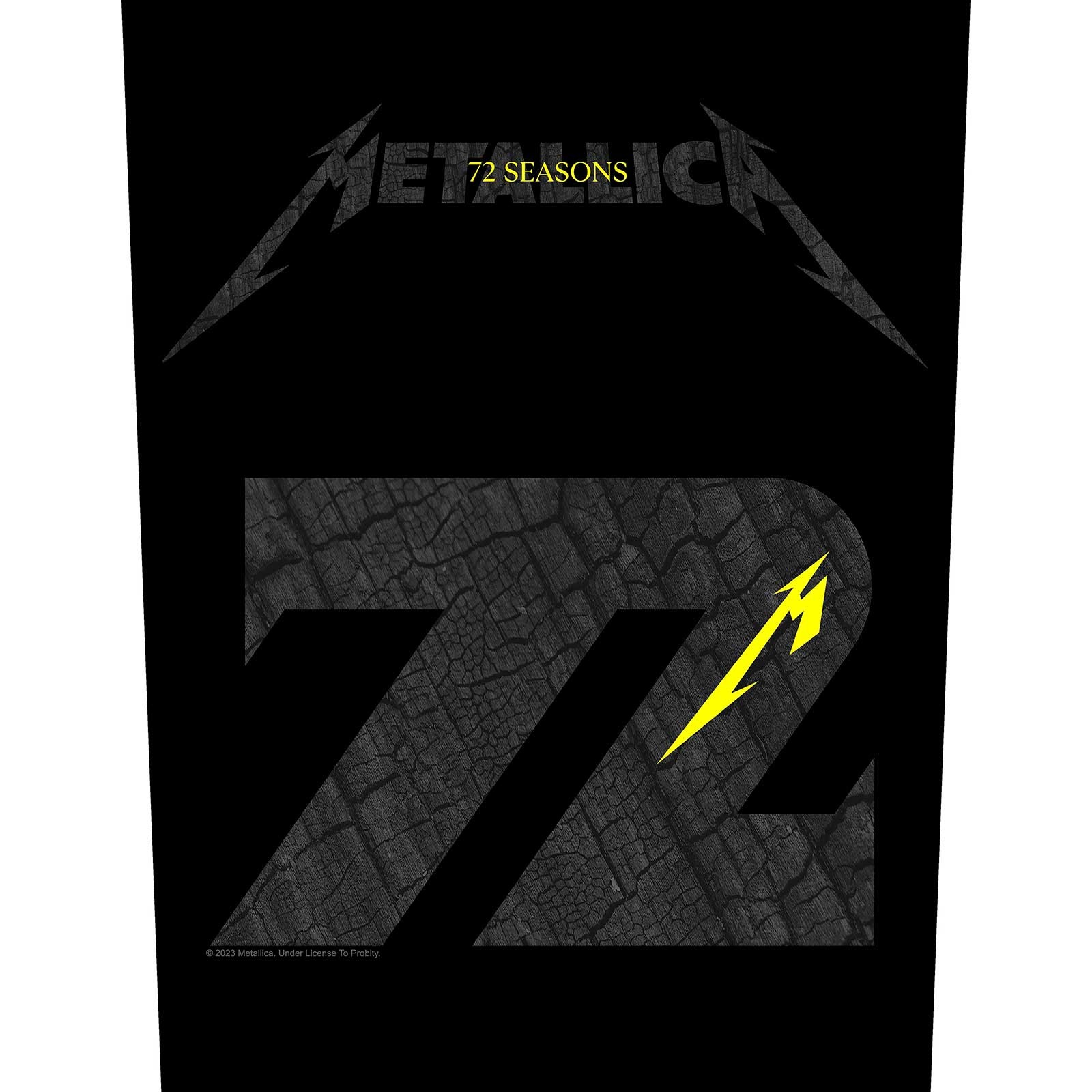 Metallica Back Patch: Charred M72 OFFICIAL NEW