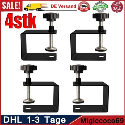 4x Edelstahl C-Klemme mit Breiten Backenöffnungen Clamp Holzbearbeitung Fixture