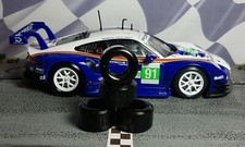 1/32 URETHANE SLOT CAR TIRES 2pr PGT-21126XD fit CARRERA Porsche 911/997 RSR GT3