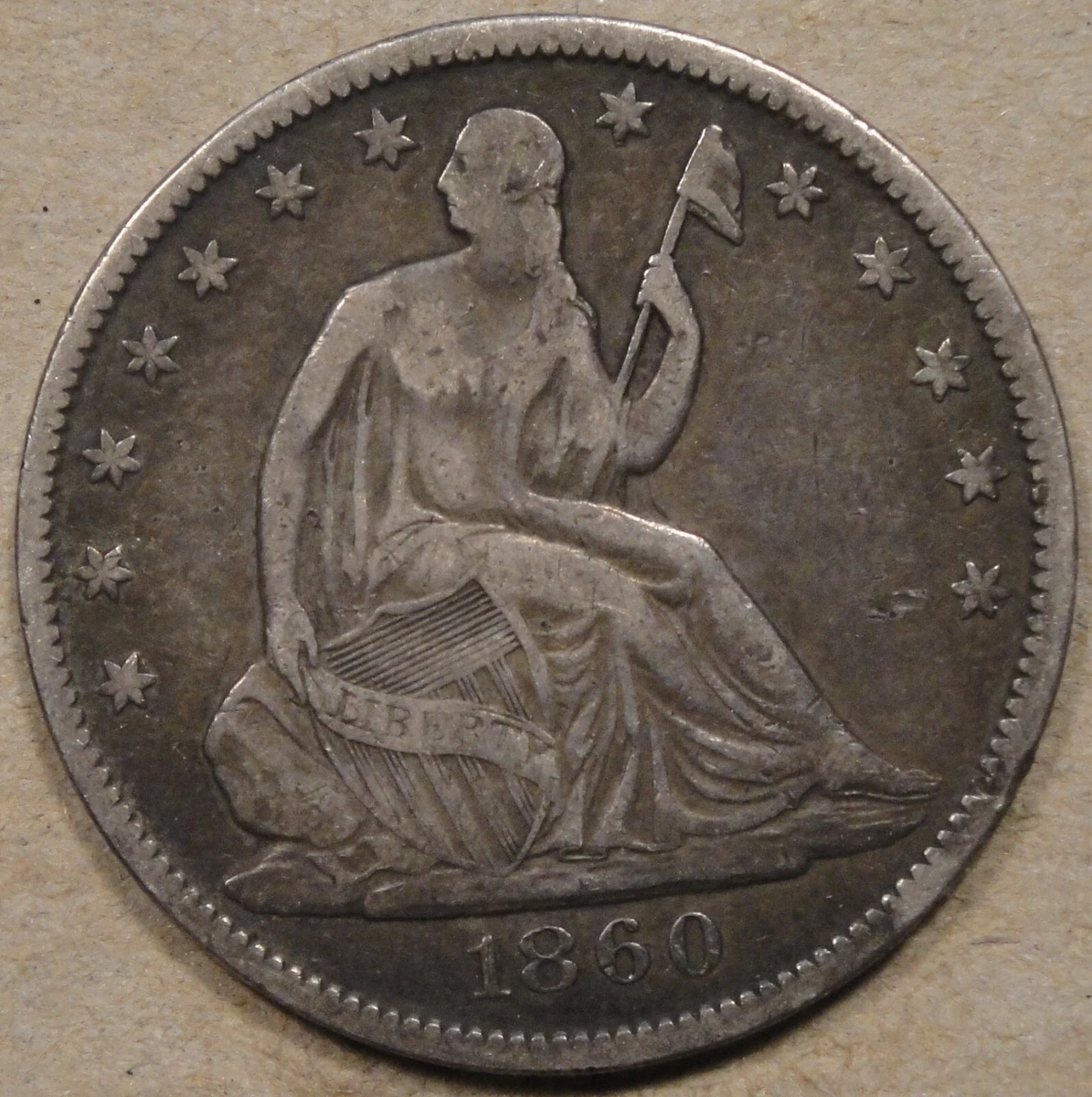 1860 Year Seated Liberty US Half Dollars (1839-1891) for sale | eBay