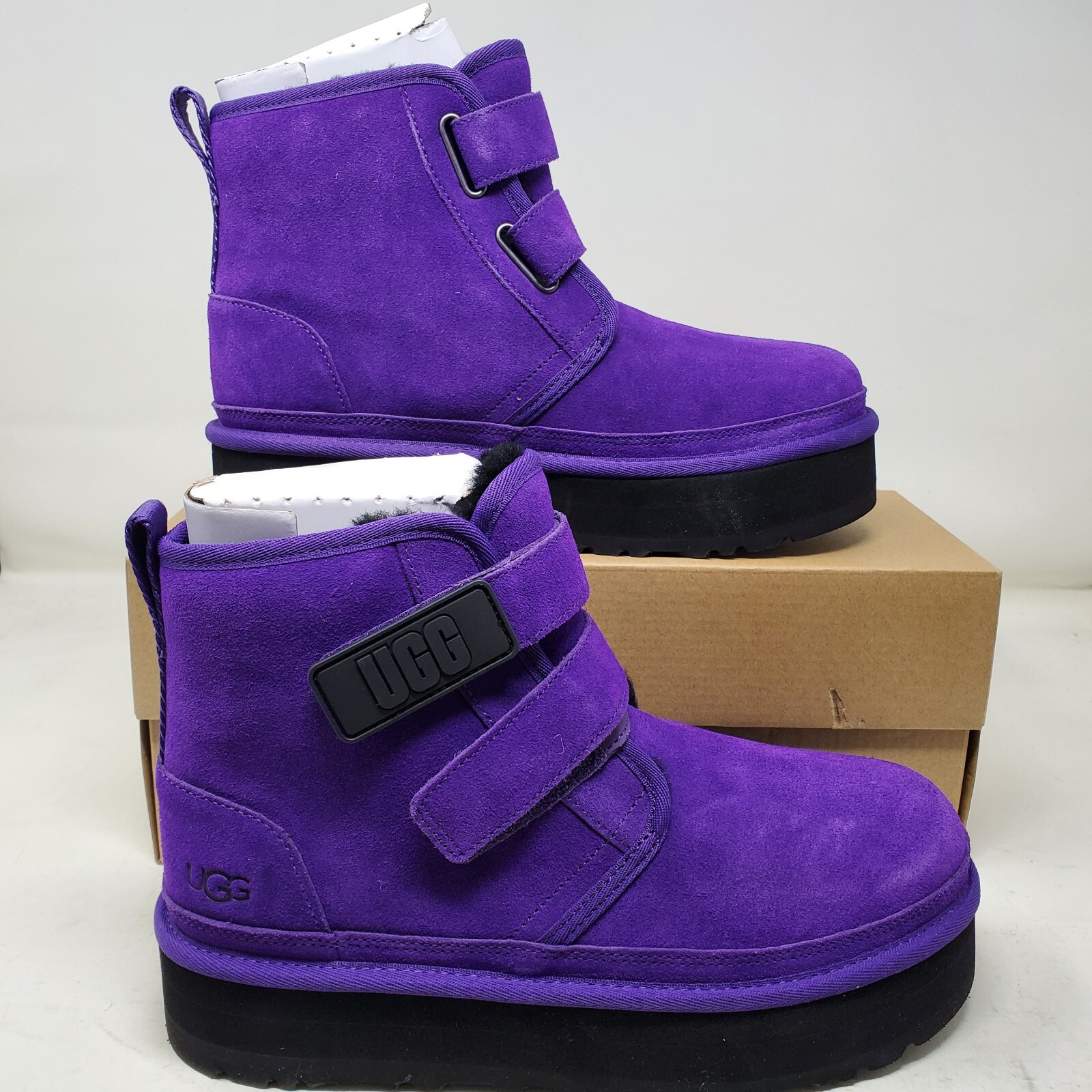 Kids UGG Neumel Double Strap Platform Boots / Purple / 1130776K / NEW /  Size 6 | eBay