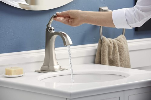 KOHLER K-R30996-4D Ridgeport Single-Handle Bathroom Sink Faucet w/Drain Assembly - Imagen 4 de 7
