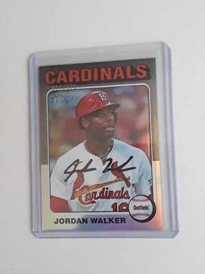 2024 TOPPS HERITAGE JORDAN WALKER SILVER REFRACTOR SP#17/375 