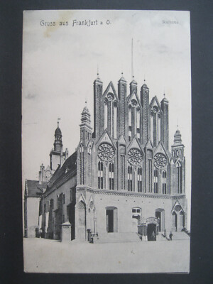Frankfurt (Oder) greeting from Frankfurt a.O. Town Hall Postcard Postcard
