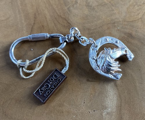 Porte-Clés Hermès Cheval En Argent Sterling - Authentique Modèle #5625 - Occasion Très Bon État
