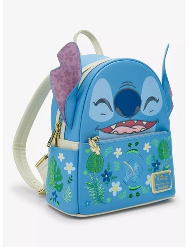 Loungefly Disney Stitch Embroidered Backpack Bag T NWT Make Offer - Picture 2 of 4