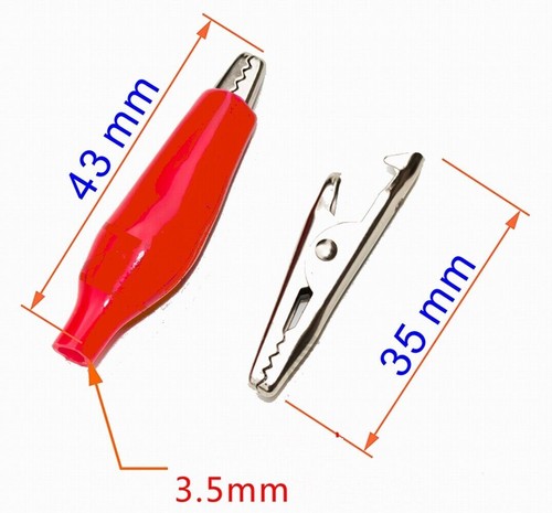 Triax 3-Lug TRB Plug to Alligator Clip Cable 2~9FT Reproduce Keithley 2600-ALG-2 - Afbeelding 5 van 6