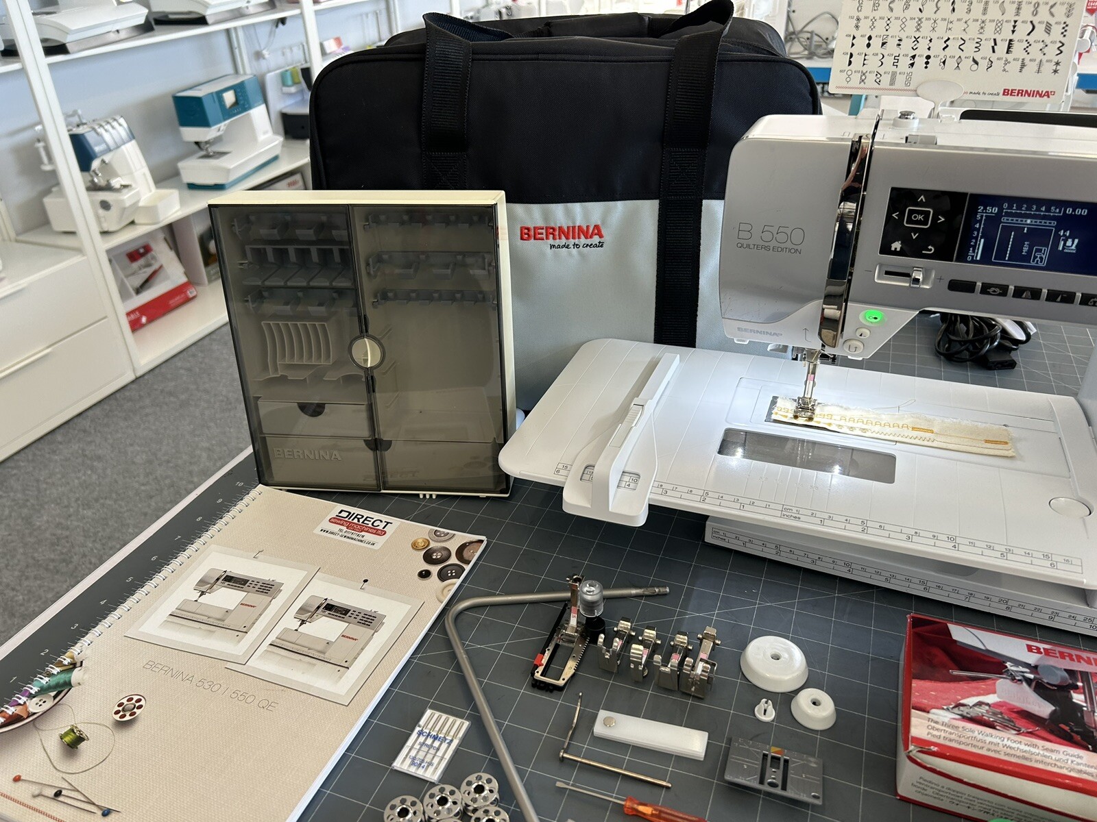 Bernina B550 Sewing Machine With BSR Foot eBay