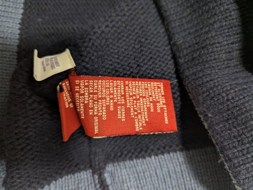 Tommy Hilfiger Mens Christmas Winter Zip Sweater Wool Blend, Size M - Picture 9 of 13