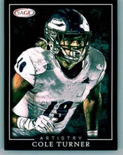 2022 SAGE Artistry Black Border #40 Cole Turner NM Near Mint ID:66180