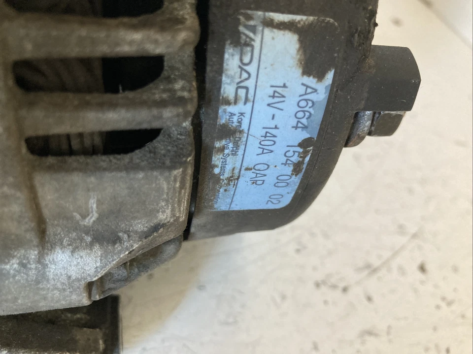 Alternatore Ssangyong Kyron 140Ah A6641540002 Originale 2.0Xdi Anno 2006 - Immagine 3 di 4