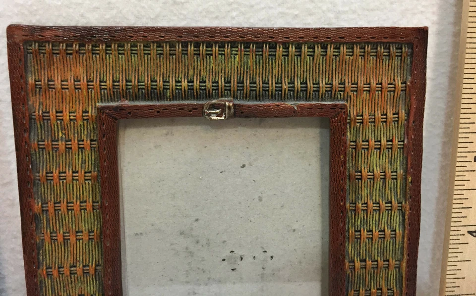 画框 5 x 6.5 塑料篮子编织立式玻璃开口 3 x 4.5 套装 2 — 第 2/3 张图片